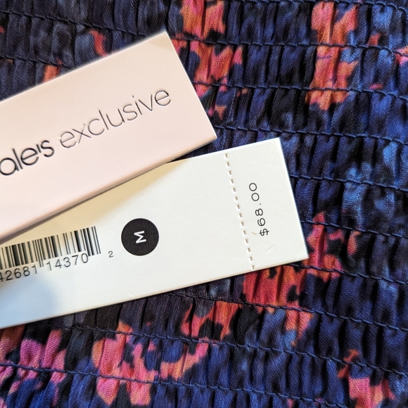 🎉 HP🎉 NWT...Aqua *LIMITED EDITION* Floral Smocked Sundress Size Girls M - Picture 5 of 11